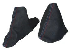 Shift Cover Handbrake Cuff For BMW 3 E90 E91 E92 E93 06-13 Suede Seam TRI