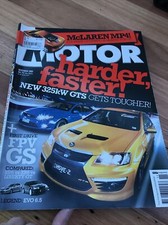 MOTOR Car magazine NOV 2009 GTS FPV GS SV6 XR6 LIBERTY GT EVO 6.5 SLS GOLF R HSV
