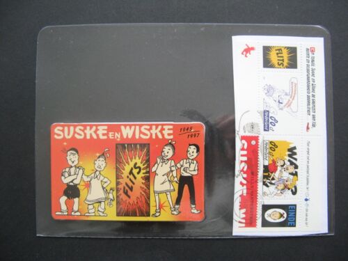 NETHERLANDS, phone card unused+ S/S Suske en Wiske used 1997 - 第 1/2 張圖片