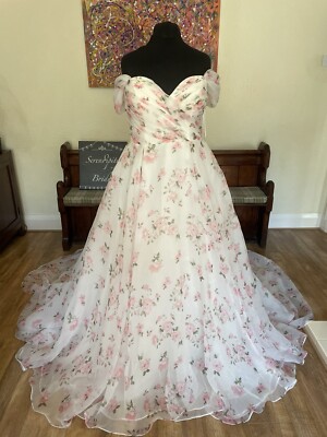 Floral Wedding Dress Plus Size Flower Dresses Lace Wedding Curve