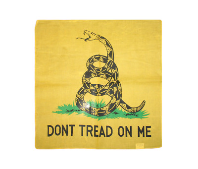 Wholesale Lot 3 22''x22'' Yellow Gadsden Dont Tread on me Tea Party Bandana 