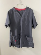 WOMENS Carhartt Gray SCRUB TOP Size M