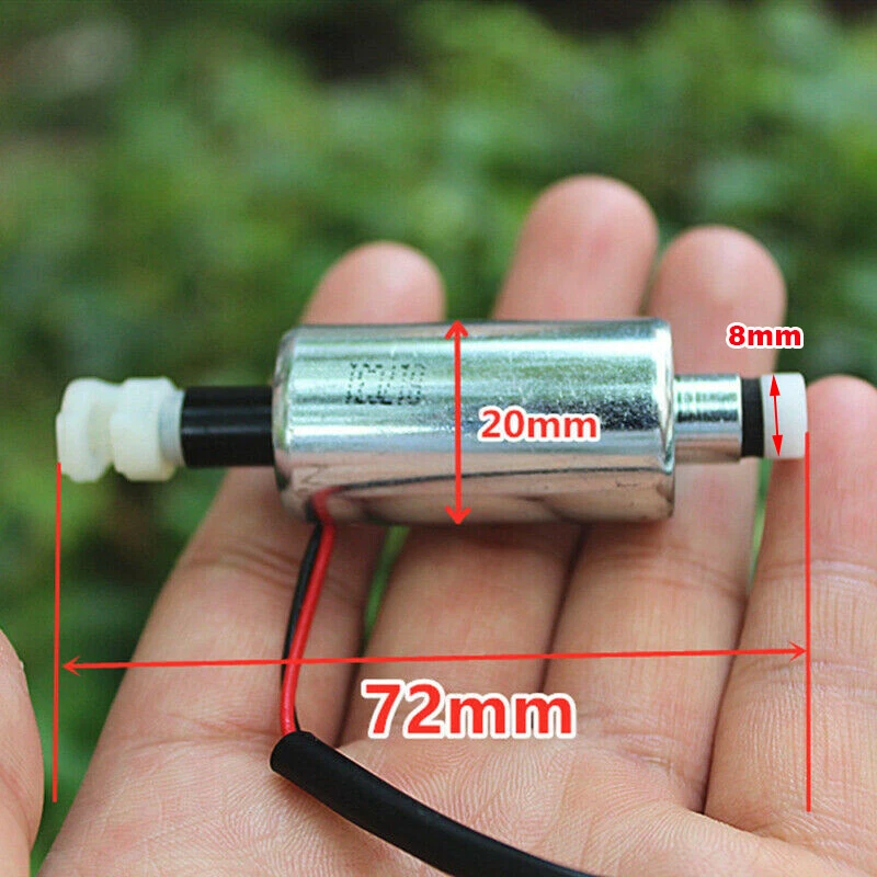 DC 12V-24V Linear Push Pull Type Tubular Actuator Mini DC Solenoid Electromagnet - Image 3 of 4