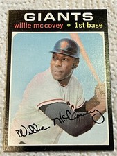 1971 Topps Card #50 Willie Mccovey 1st Base Giants