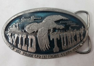 wild turkey belt buckle