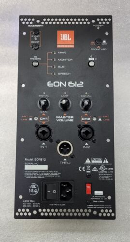 JBL EON612 Complete Amplifier Assy  For Parts/Repair - Not Working  # 5046347 - Afbeelding 1 van 4