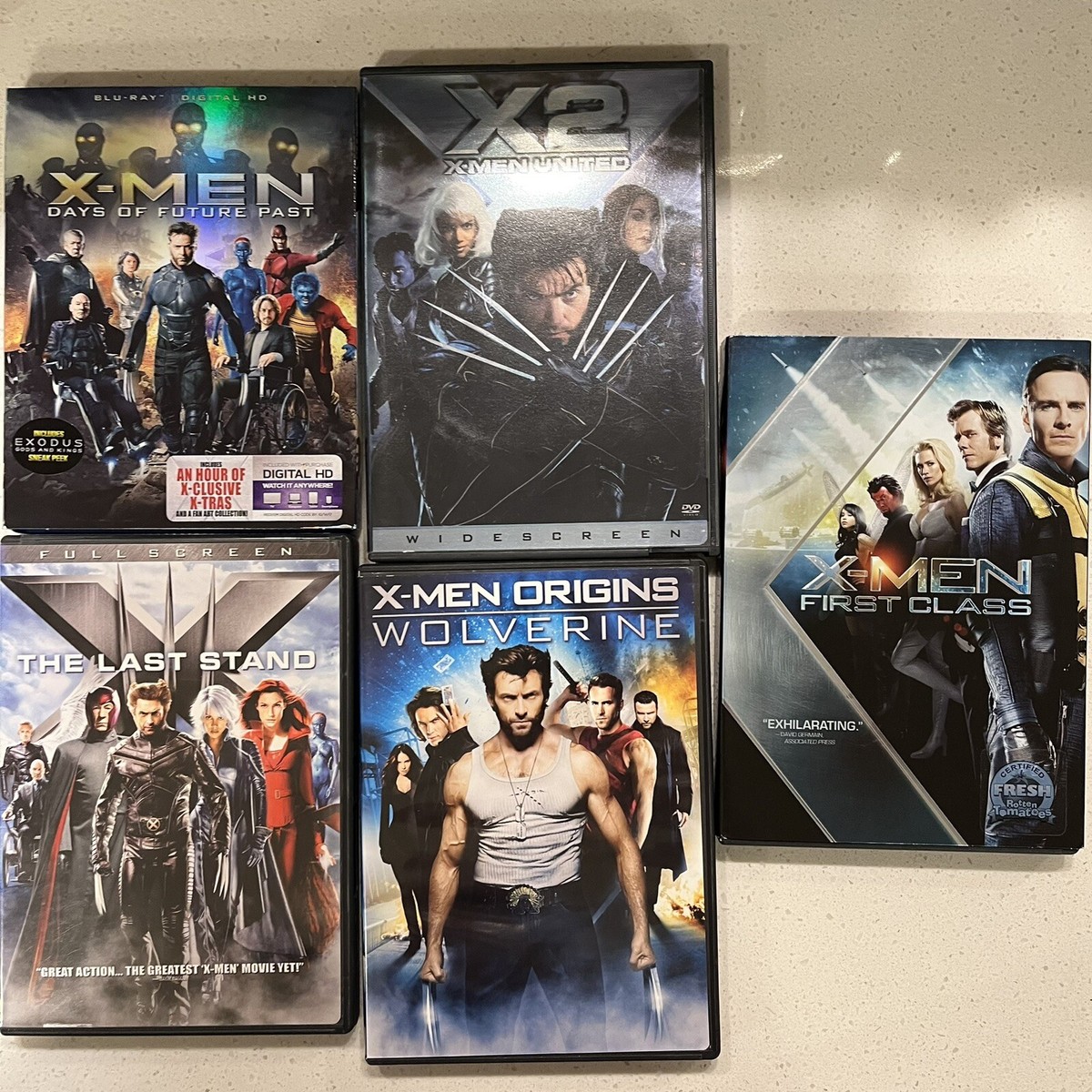 Huge Marvel DVD & Bluray Lot of 19 Super Hero Movies Spider-man