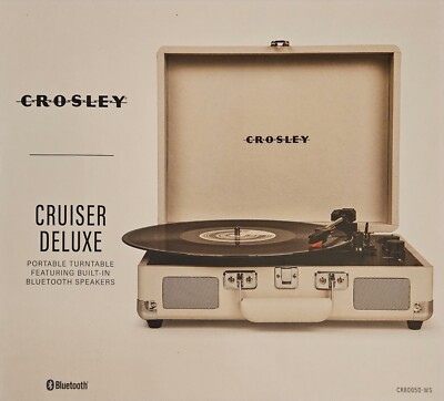 Crosley Cruiser Deluxe Vintage 3-Speed Bluetooth Suitcase