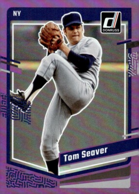 2023 Donruss Baseball Purple Holo Foil #190 Tom Seaver - New York Yankees