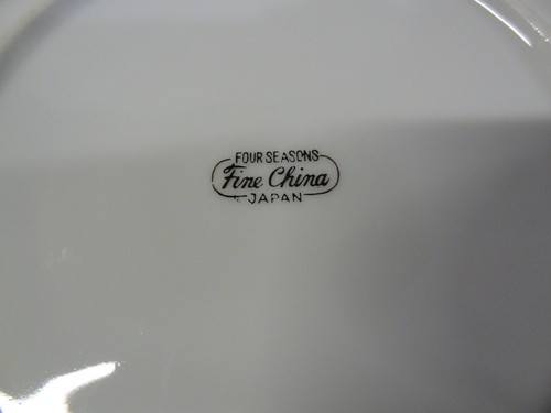 Vintage Grant Crest Four Seasons China Japan Blue Leaf Bread Butter Plate 6.25" - Picture 11 of 11