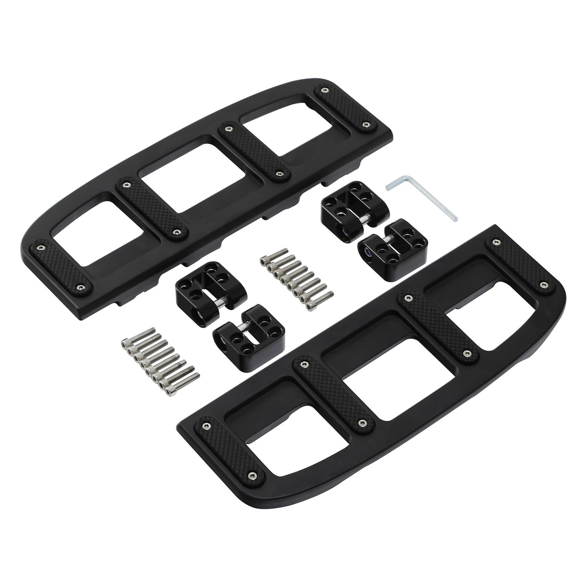 Ｍ.M Matte Black Driver Footboard Floorboard Fit For Harley