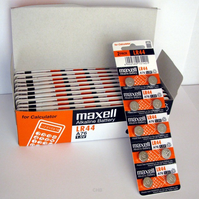 9 NEW LR44 MAXELL A76 L1154 AG13 357 SR44 303 BATTERY FRESHLY NEW USA