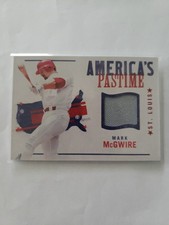 2022 Panini Chronicles - America's Pastime Swatches Mark McGwire #APS-MA (MEM)