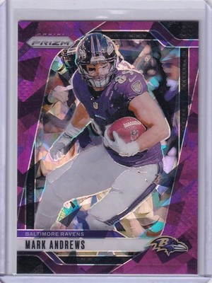 2024 Panini Prizm Mark Andrews Purple Ice /225 #22 Ravens Color Match
