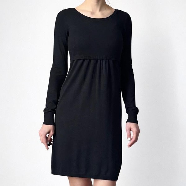 Women Liu Jo Dress Black Viscose S #A67J