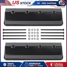Valve Covers Center Bolt Vortec For Chevy 305 5.0 350 5.7 1 Pair 2pcs Black Valve Covers Center Bolt Vortec For Chevy 305 5.0 350 5.7 1 Pair 2pcs Black
