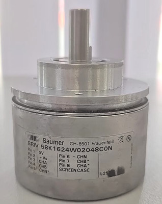 Baumer BRIV 58K1624W02048CON Inkrementalgeber Drehgeber Encoder 2048 Imp