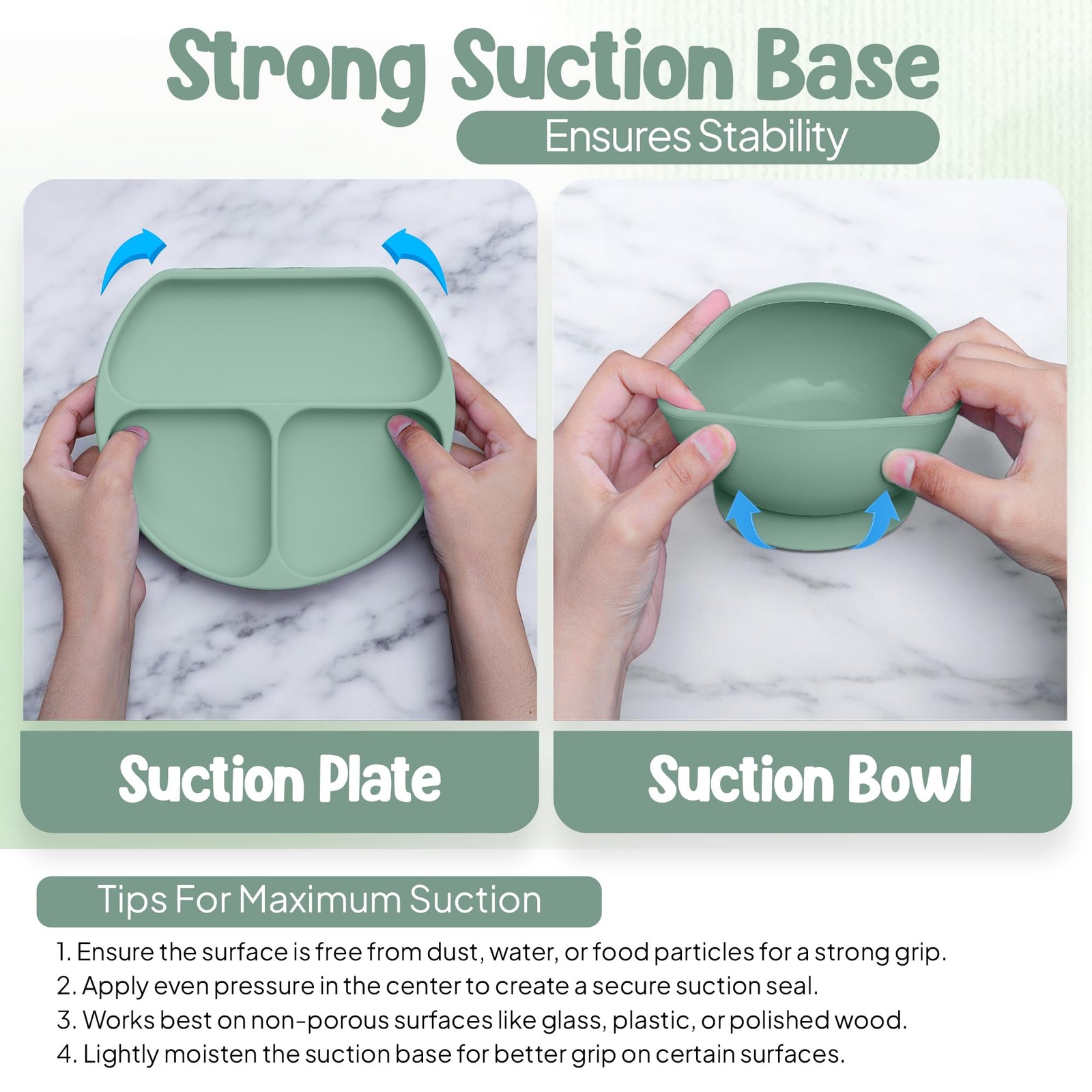 O'doe 17-Piece BPA-Free Silicone Baby Feeding Set | Toddler Plates Bowl Fork ...