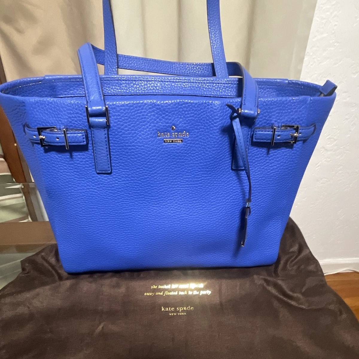 kate spade new york Leather Exterior Blue Bags & Handbags for