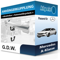 für Mercedes A-Klasse 07.2015-04.2018 G.D.W. AnhäNgerkupplung Abnehmbar Neu