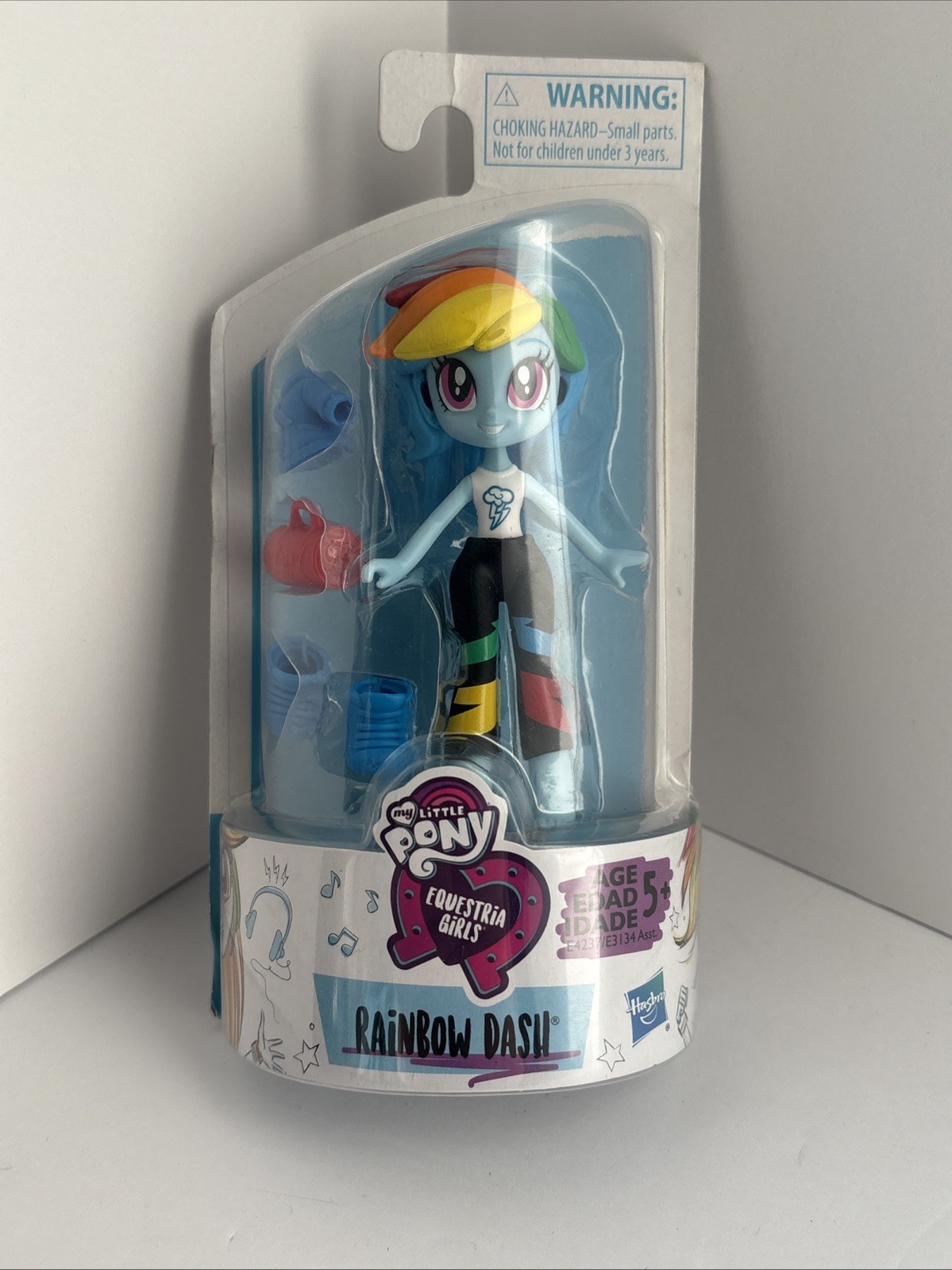 My Little Pony Equestria Girls Fashion Squad Rainbow Dash 3" Mini Doll NEW