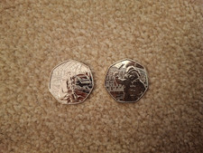 Paddington Bear rare 50p collection-train station designs
