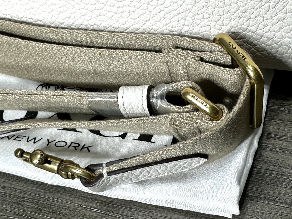 Coach Cargo Tote Medium Crossbody Bag in Chalk Leather - CAM75 NWT