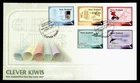 DR WHO 2007 NEW ZEALAND FDC CLEVER KIWIS INVENTOR COMBO $2.50 M79731