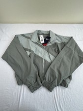 Reebok Wmns Sz Sm Cropped Training Woven Jacket Grey Track ICO189 75.00 Tags