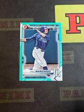 2021 Bowman Basebass Teal 1st Rookie Kyle Manzardo /199