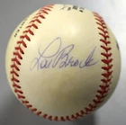 Lou Brock Signed Official National League Baseball Autograph