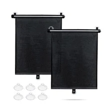 Sfee Car Window Shade for Side Windows, 2 Pack Sun Shade Retractable for Car ...