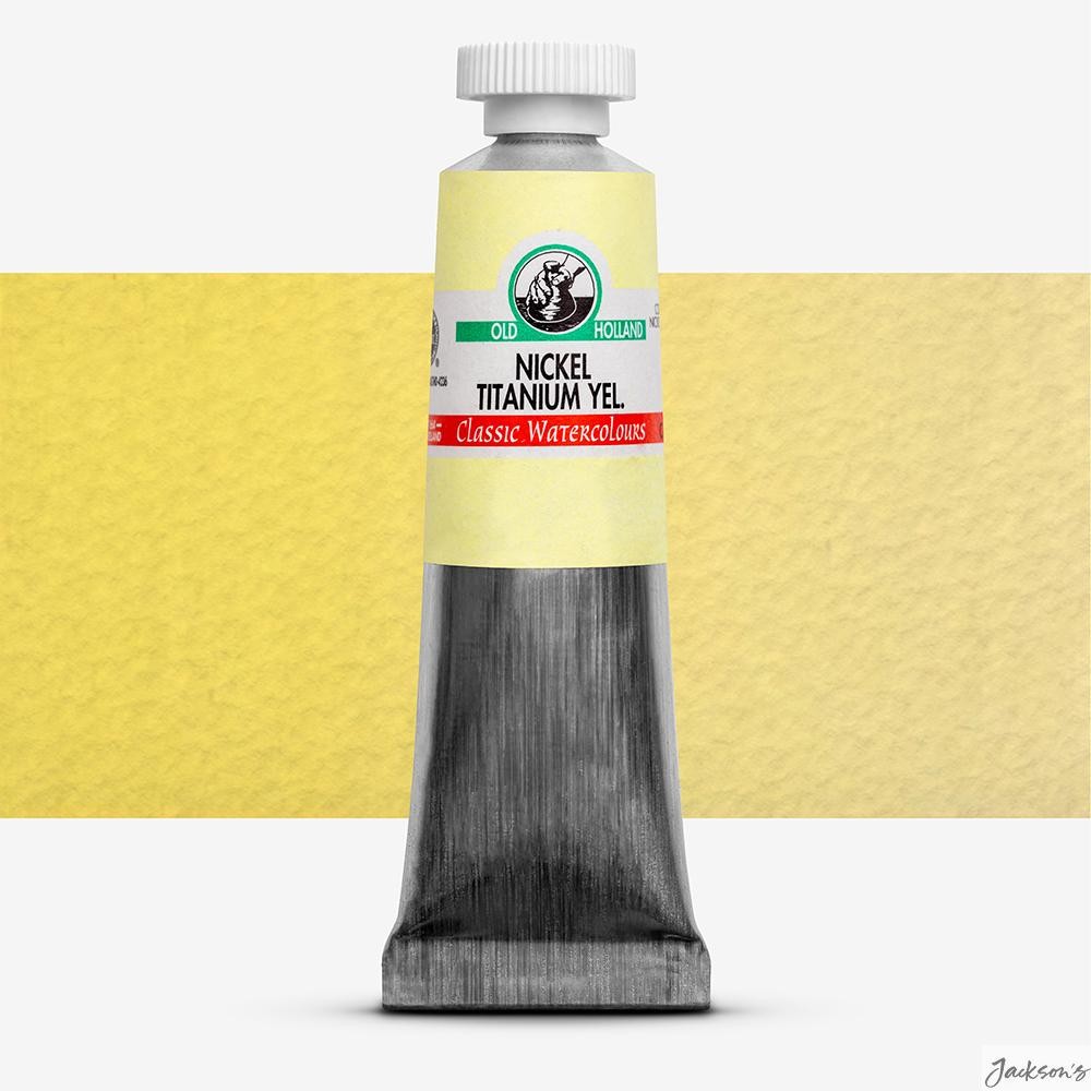 Old Holland Watercolour Paint Nickel Titanate 18ml Tube For Artists Painting