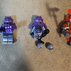 LEGO Nexo Knights 70350 The Three Brothers Complete Box Instructions Minifigs