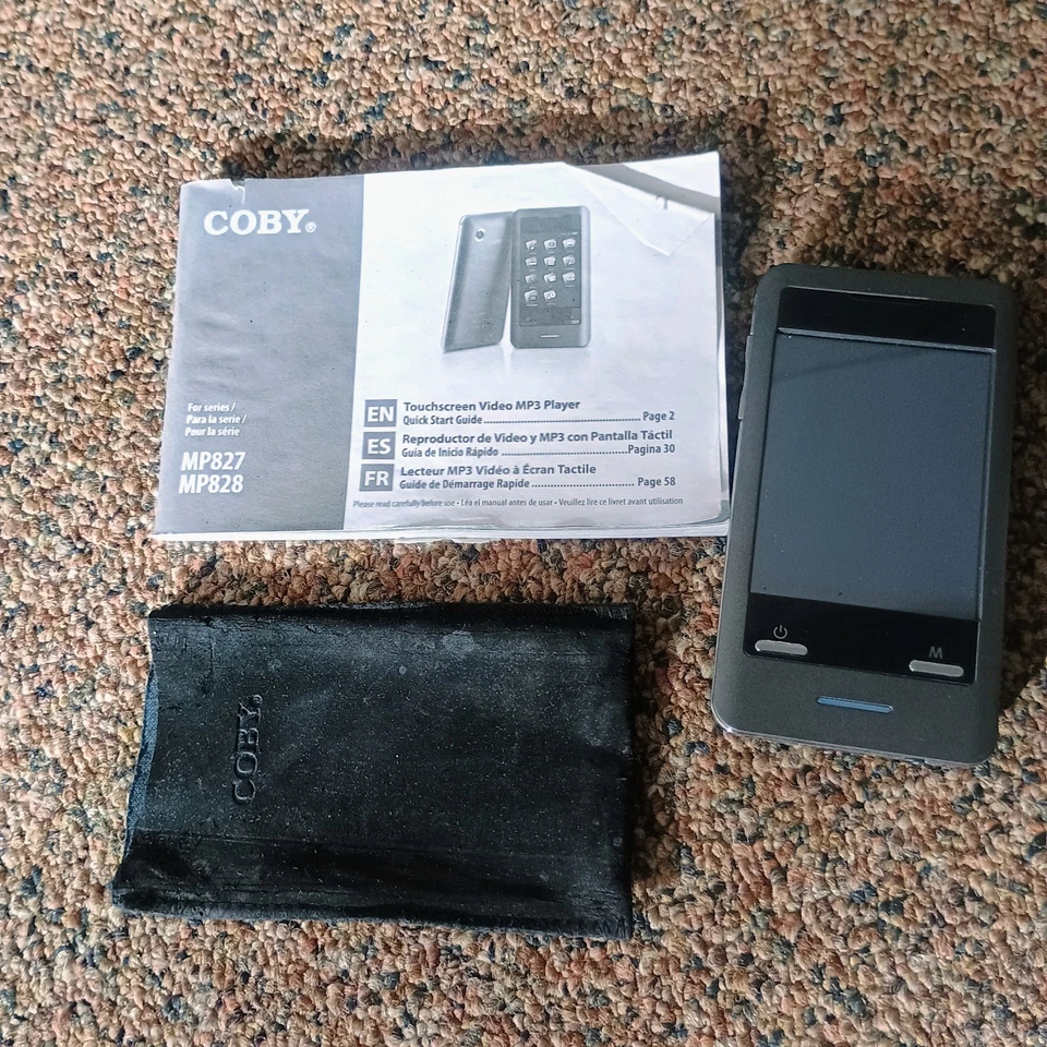 Coby 4 GB 2.8" Touchscreen Video MP3 Player W/ Camera Black MP828-4G - Image 2 of 4