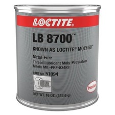 Loctite 234246 Anti-Seize, Molybdenum, 16 Oz Can Lb 8700 Tm Moly-50 Tm 