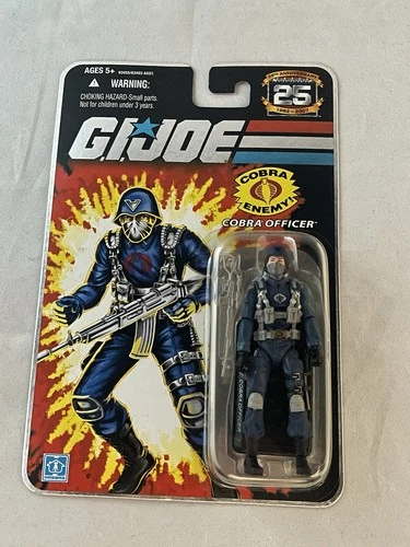 COBRA Officer Action Figure GIJoe ARAH 25th Anniversary Hasbro