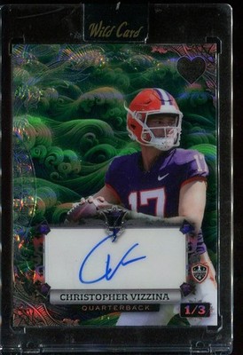 2024 Christopher Vizzina Wild Card 7 Card Studs Auto /3 #AH7CW-CV Clemson