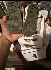 Jordan Air Jordan 1 Retro Low Travis Scott Medium Olive 4C EU 19.5 Leather