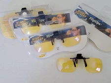 GENUINE NIGHT DRIVERS- CLIP ON NIGHT DRIVING LENSES Polarized Anti Glare