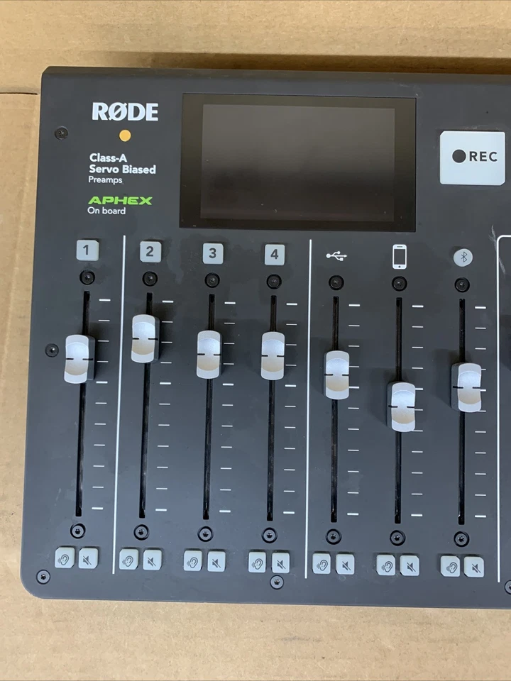 Rode Caster Pro Class-A Servo Biased Preamps APHEX onboard Podcast Production - Image 2 of 4