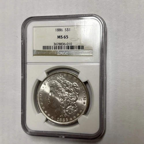 1886-P Morgan Dollar — photo from the most recent tracked eBay sale
