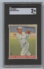 1933 Goudey Ethan Allen #46 SGC 2
