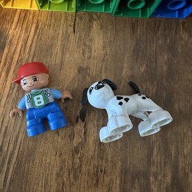 LEGO DUPLO Number Train 10558 Retired 2013 Replacement Pieces Boy Dog
