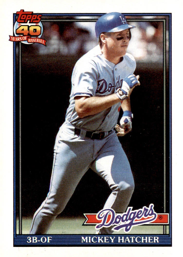 1991 Topps #152 Mickey Hatcher