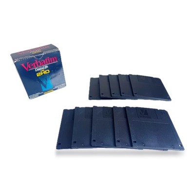 Verbatim DataLife 3,5'' Disketten MF-2HD 10er Pack gebraucht Retro Computing IBM