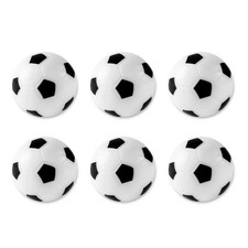Foosball Table Soccer Ball, Small White Game Ball,black white