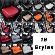 Stretch PU Leather Car Seat Cover Non-Slip Dustproof Auto Seat Cushion Cover.