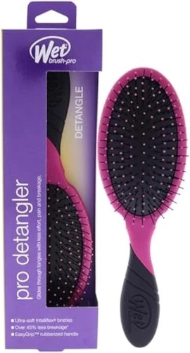 WET BRUSH PRO DETANGLER HAIR BRUSH - PINK NEW BOXED