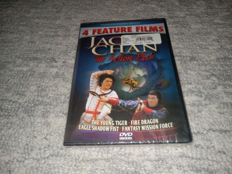 Jackie Chan: The Action Pack (DVD, Factory Sealed) 4 Films Martial Arts 
